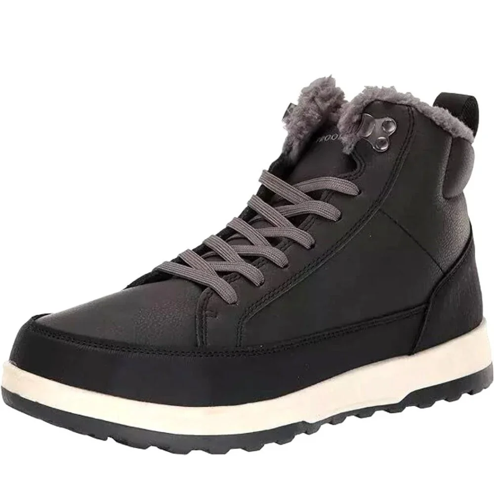 Weatherproof 10 Winter Boots Mens Logjam Shearling Lace-up Outdoor Snow Shoes